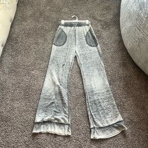 Free People Intimate-Cozy Cool Girl Dream Lounge Pants-XS TALL in Washed Black.